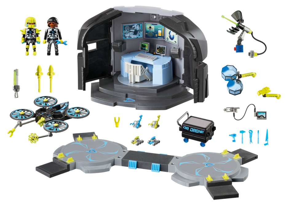 PLAYMOBIL 9250 Centrum Dowodzenia Dr. Drone'a