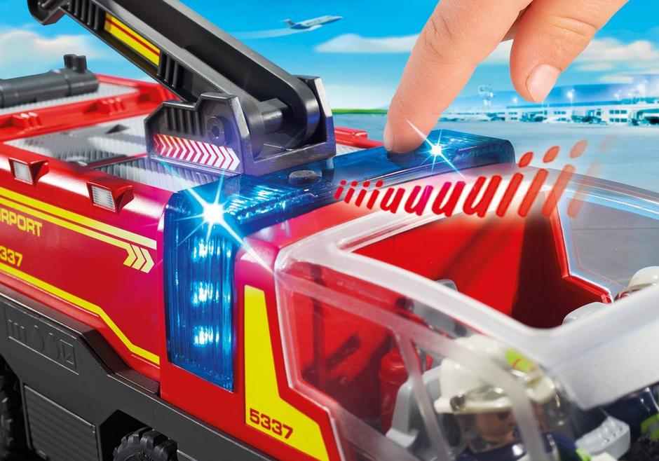 PLAYMOBIL 5337 Pojazd strażacki na lotnisku ze światłem