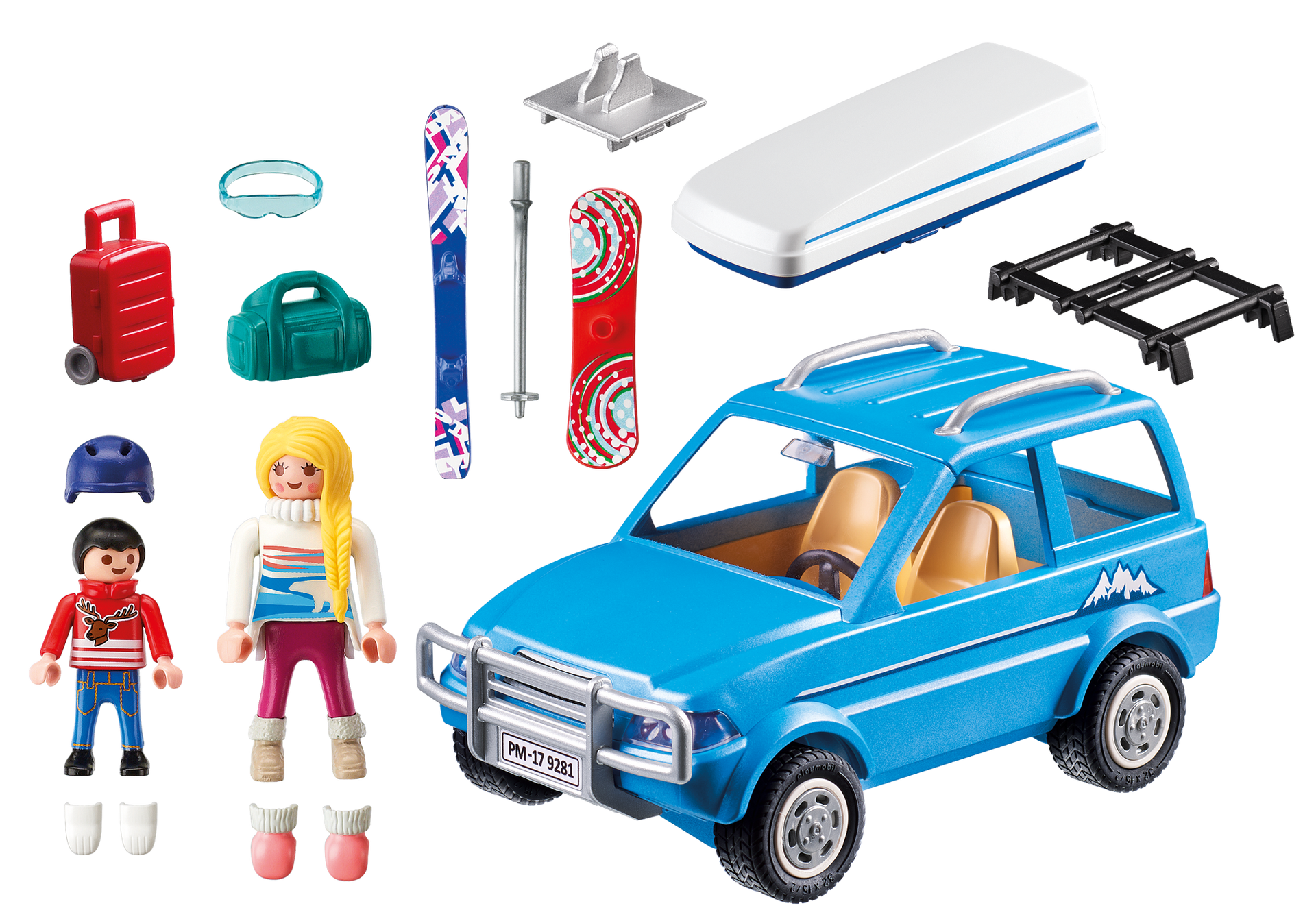 PLAYMOBIL 9281 Auto z boxem dachowym