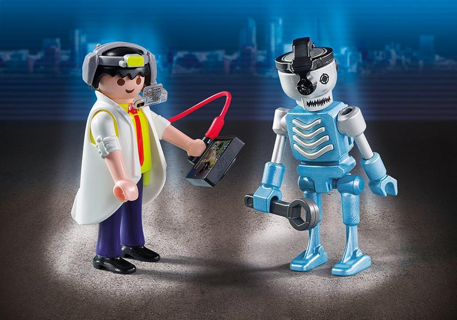 PLAYMOBIL 6844 Duo Pack Profesor i robot