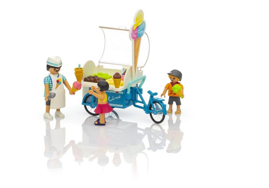 PLAYMOBIL 9426 Rower z wózkiem z lodami