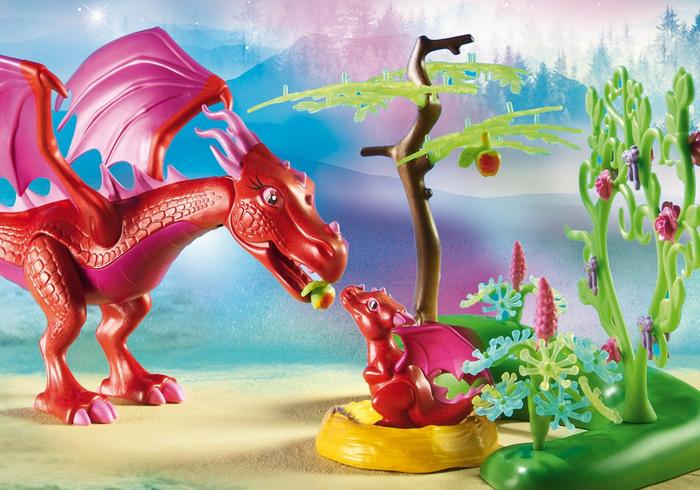 PLAYMOBIL 9134 Smoka mama ze smoczątkiem