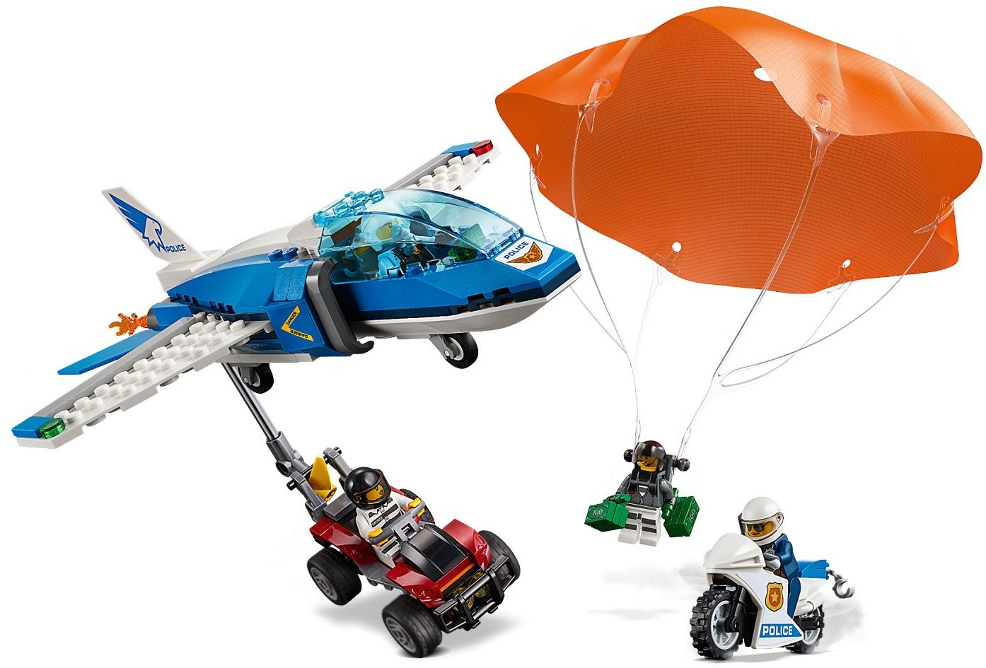 LEGO ® CITY 60208 Aresztowanie spadochroniarza