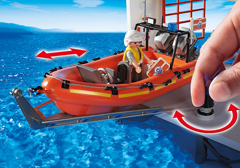 PLAYMOBIL 5539 KWATERA STRAŻY PRZYBRZEŻNEJ Z LATARNIĄ