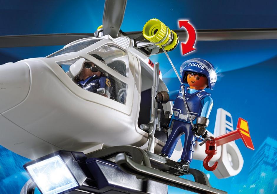 PLAYMOBIL 6921 Helikopter policyjny z reflektorem LED