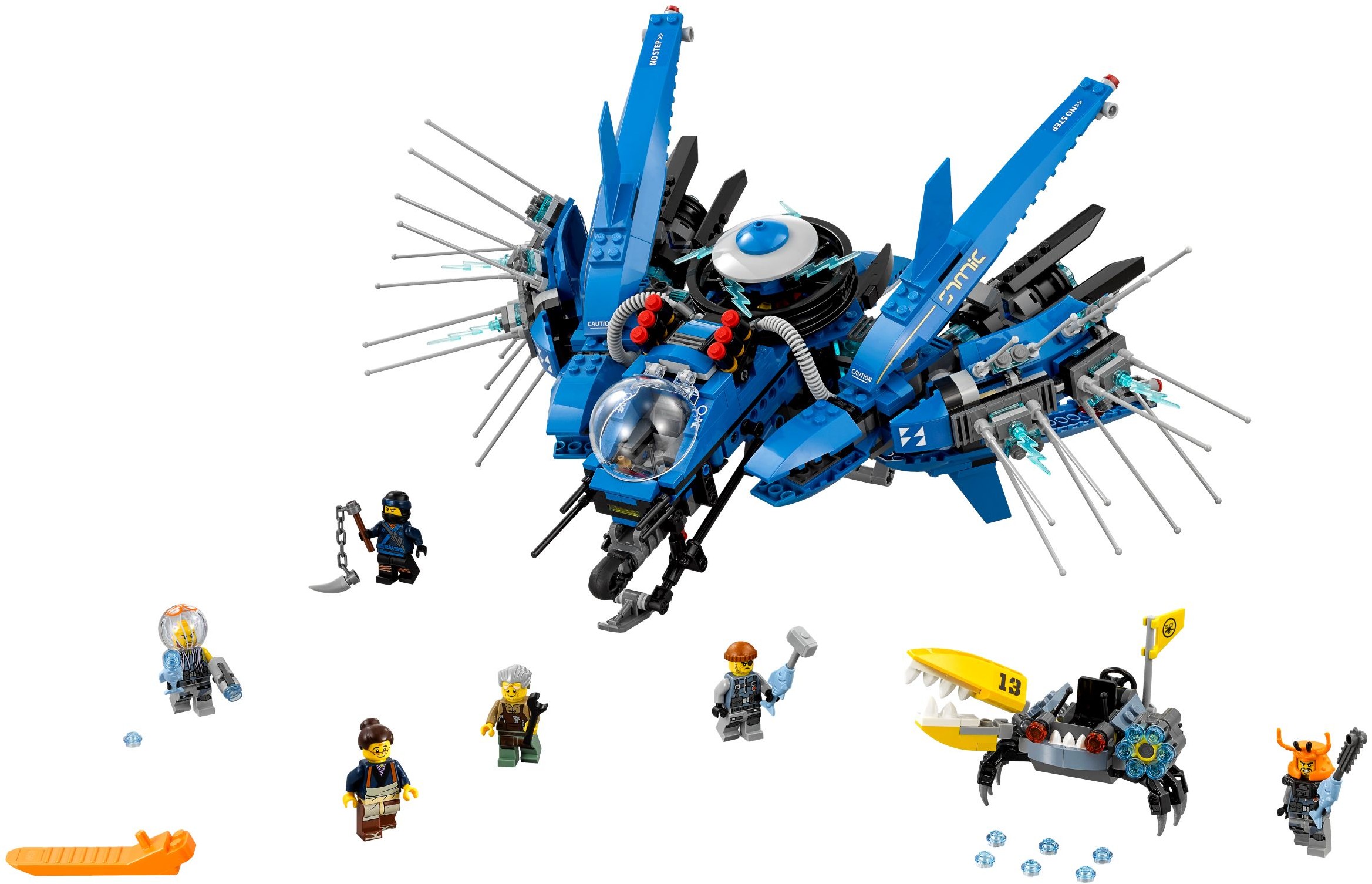 LEGO 70614 Ninjago Movie Odrzutowiec Błyskawica