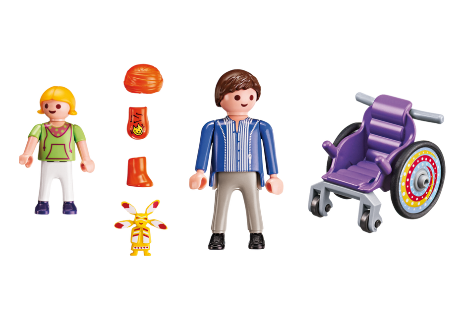 PLAYMOBIL 6663 Dziecko na wózku inwalidzkim