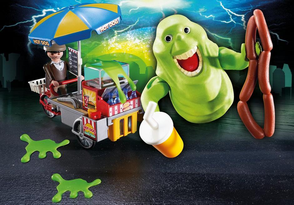  PLAYMOBIL 9222 Slimer przy budce z hotdogami