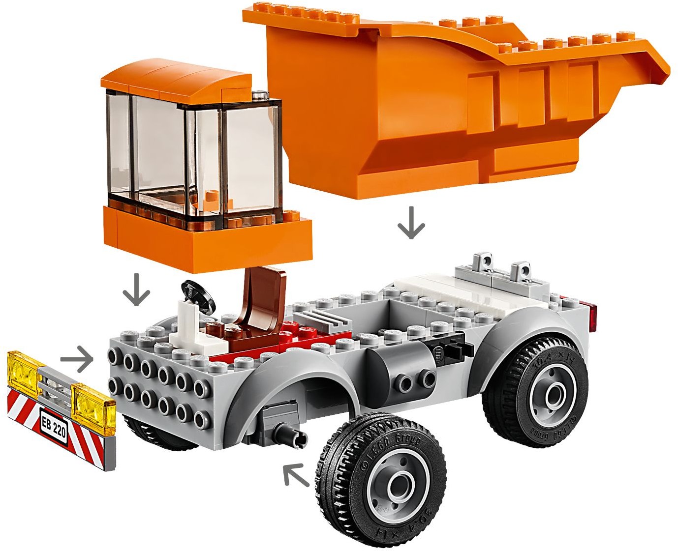 LEGO ® City 60220 Śmieciarka