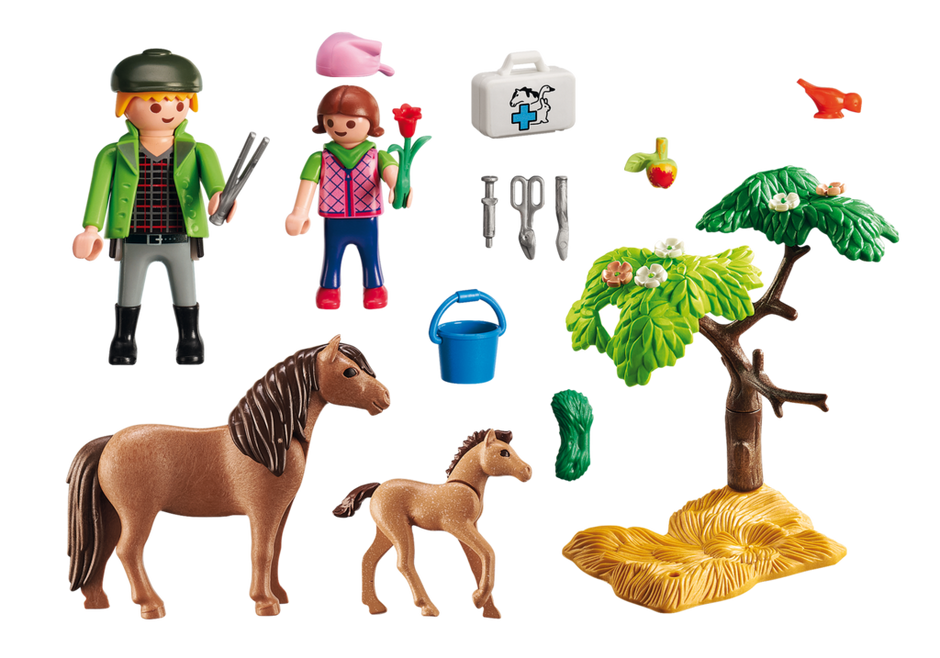 PLAYMOBIL 6949 Kucyk mama ze źrebaczkiem