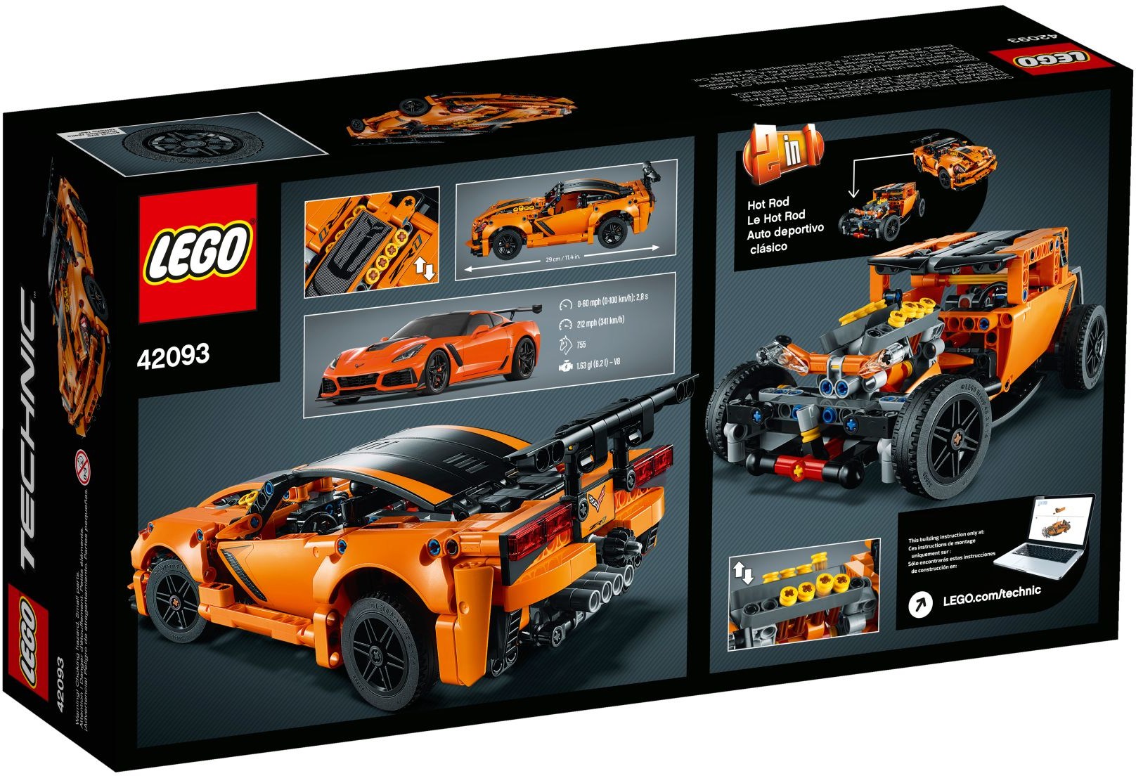 LEGO ® Technic 42093 Chevrolet Corvette ZR1