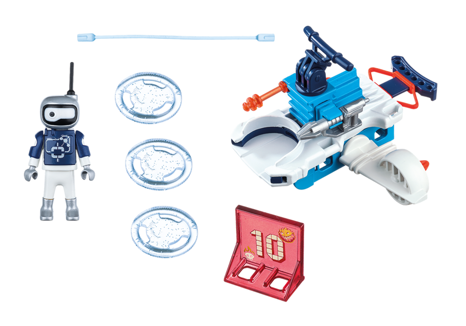 PLAYMOBIL 6833 ICEBOT Z WYRZUTNIĄ DYSKÓW