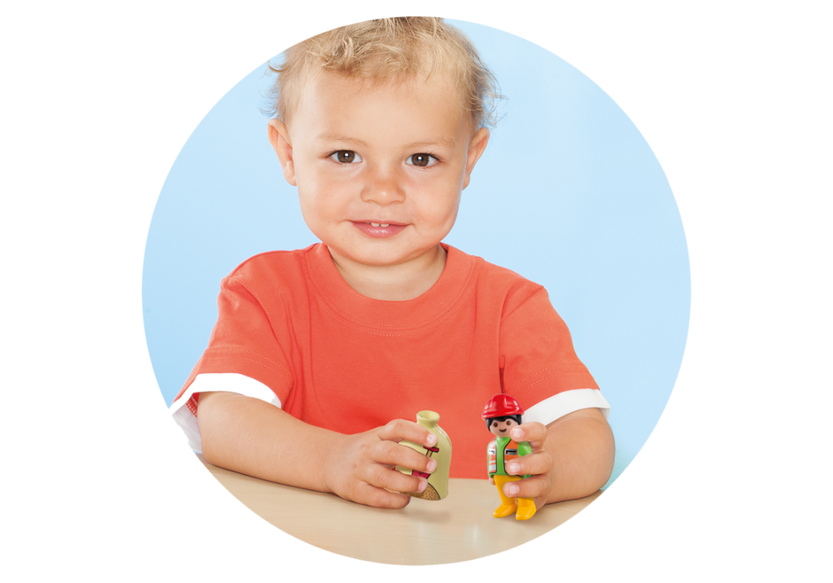 PLAYMOBIL 6961 Pracownik budowlany z taczką