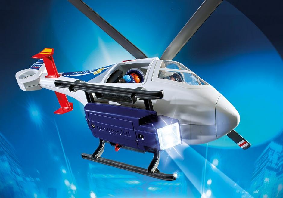 PLAYMOBIL 6921 Helikopter policyjny z reflektorem LED