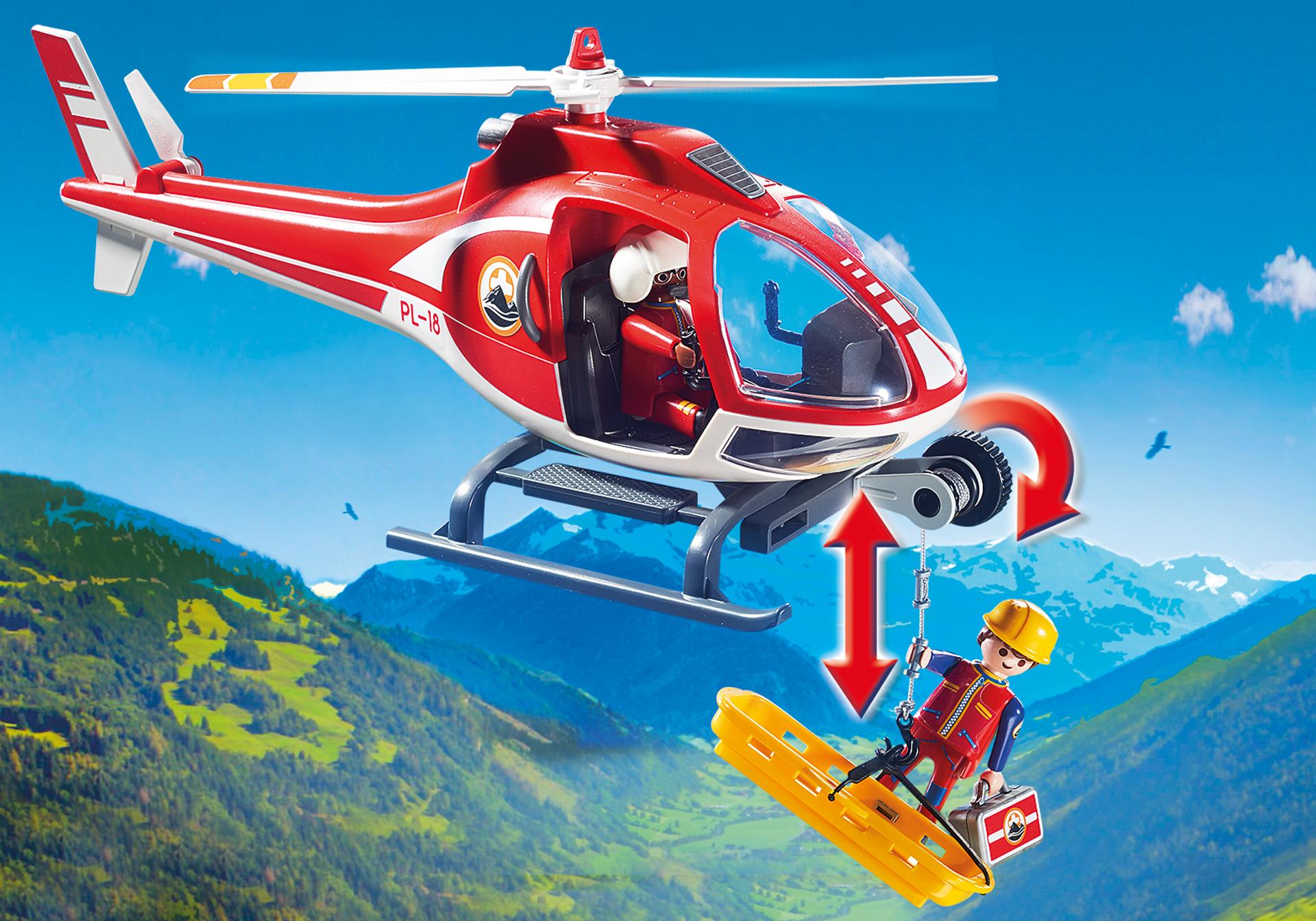 PLAYMOBIL 9127 Helikopter ratownictwa górniczego