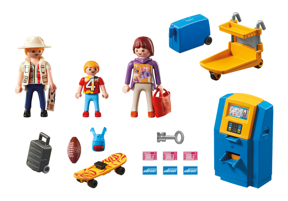 PLAYMOBIL 5399 Rodzina przy automacie check-in