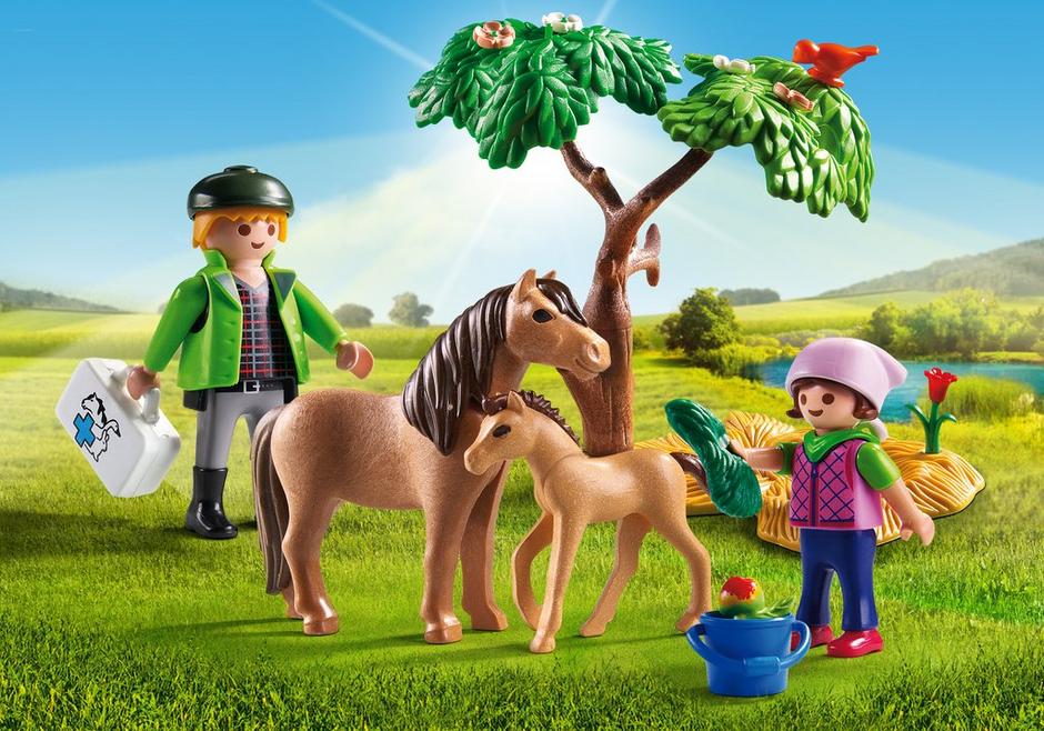 PLAYMOBIL 6949 Kucyk mama ze źrebaczkiem
