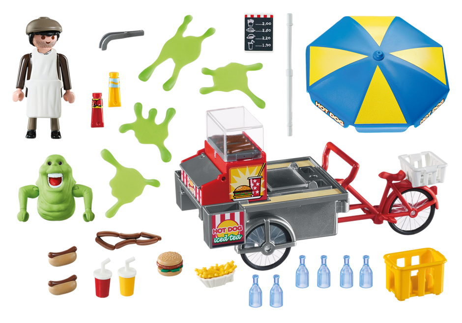  PLAYMOBIL 9222 Slimer przy budce z hotdogami