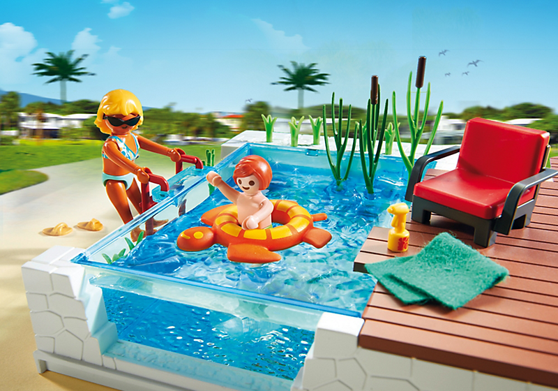 PLAYMOBIL 5575 Taras z basenem
