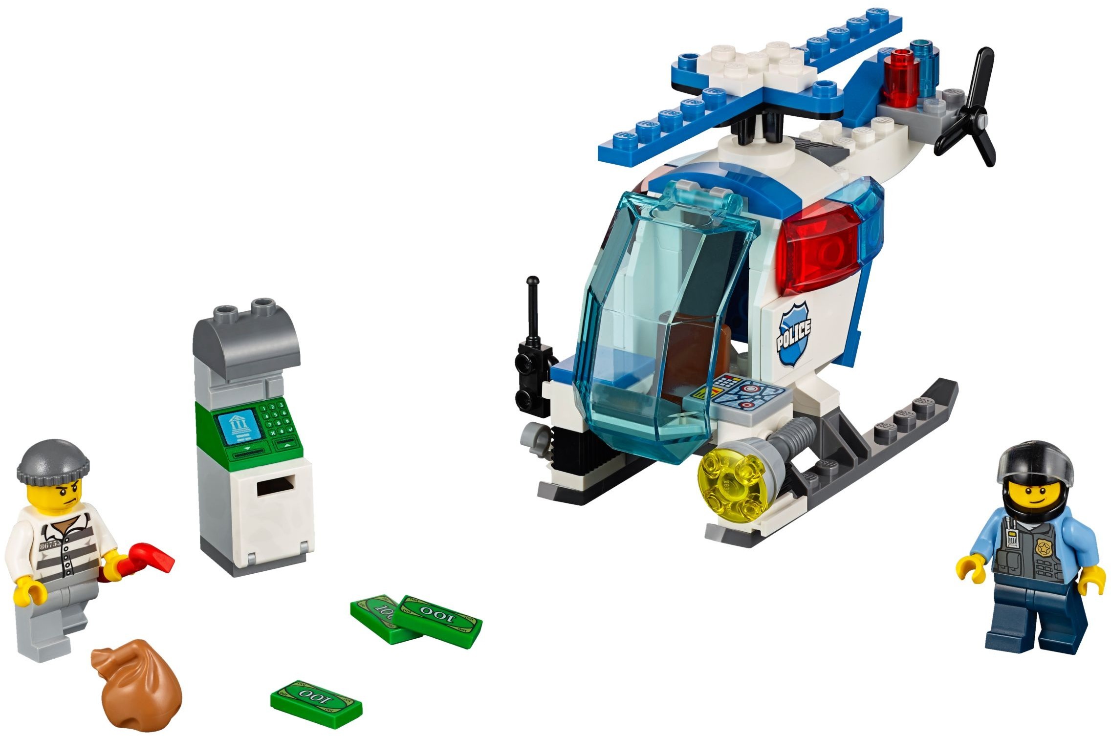 LEGO 10720 Juniors Policyjny helikopter pościgowy