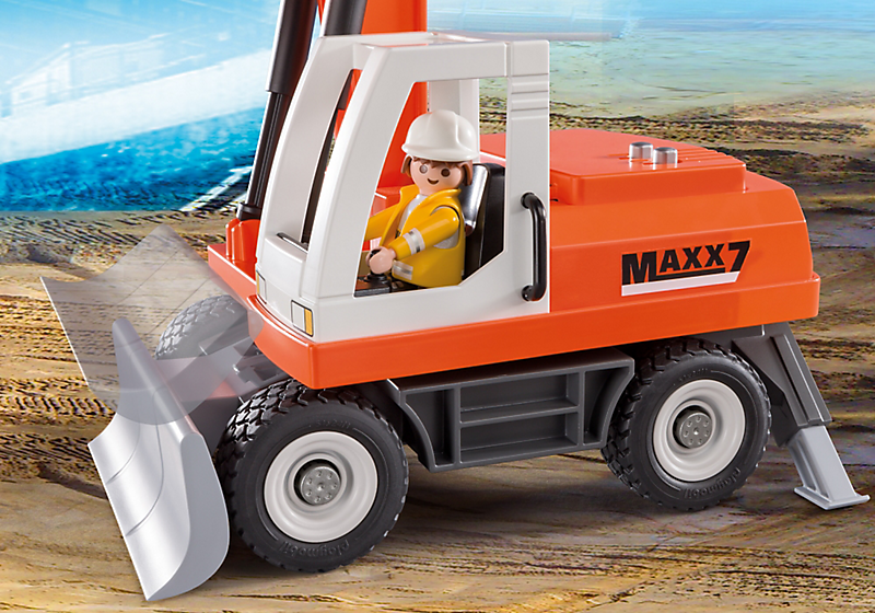 PLAYMOBIL 6860 Koparka z lemieszem