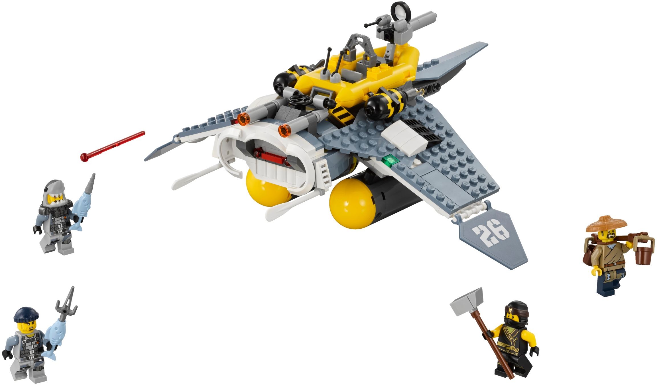 LEGO 70609 Ninjago Movie Bombowiec Manta Ray