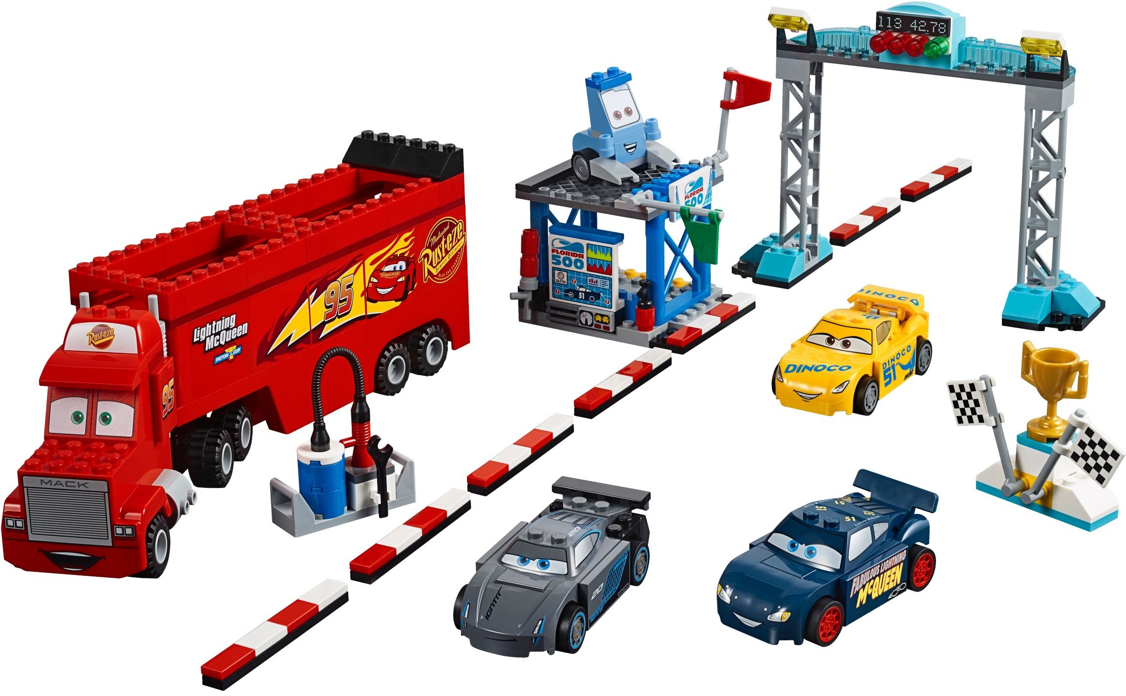 LEGO 10745 Juniors Finałowy wyścig Florida 500