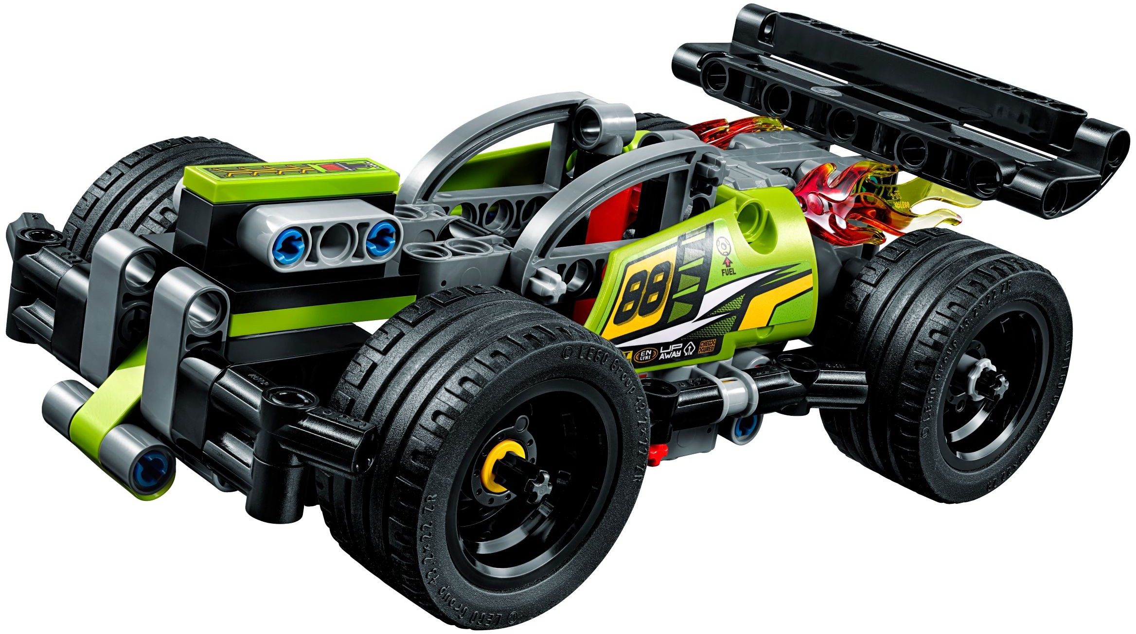 LEGO ® Technic 42072 Zielona wyścigówka