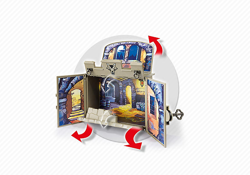 PLAYMOBIL 6156 Game Box Rycerska komora ze skarbem