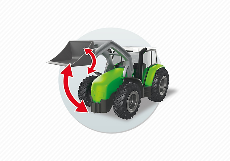  PLAYMOBIL 6130 Duży traktor z przyczepą