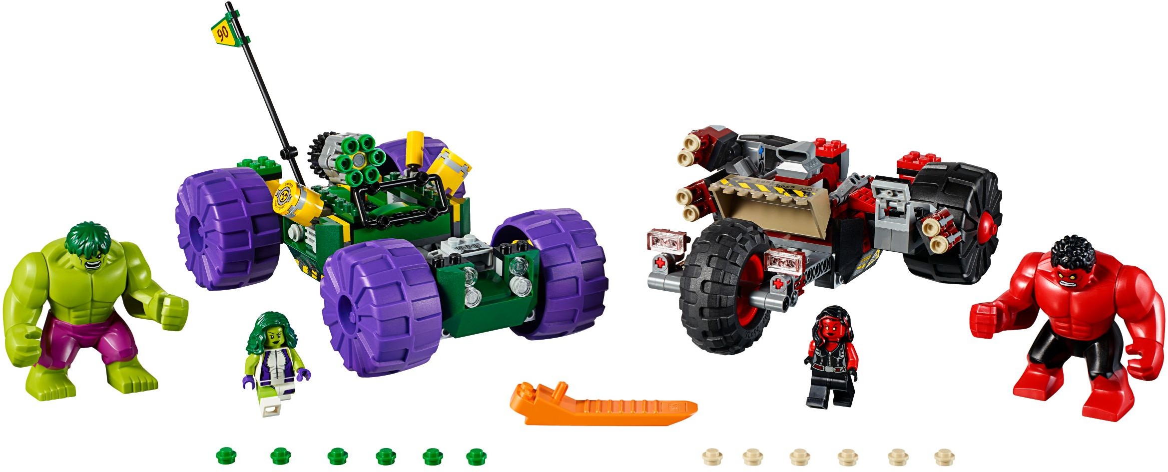 LEGO 76078 Super Heroes Hulk kontra Czerwony Hulk
