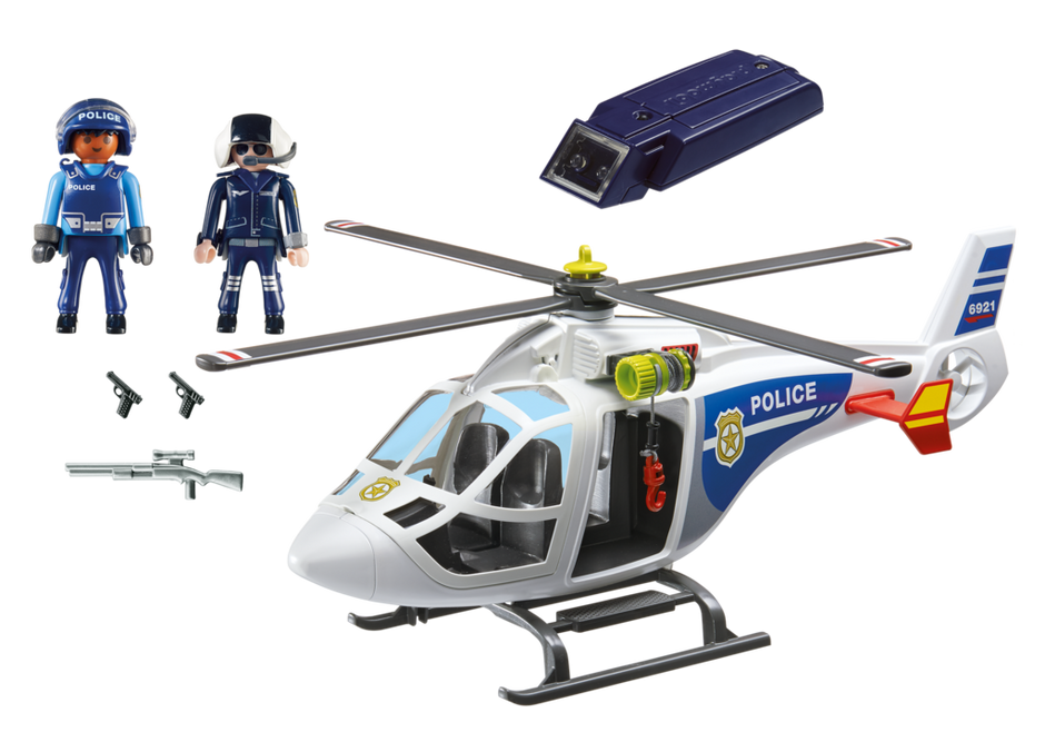 PLAYMOBIL 6921 Helikopter policyjny z reflektorem LED