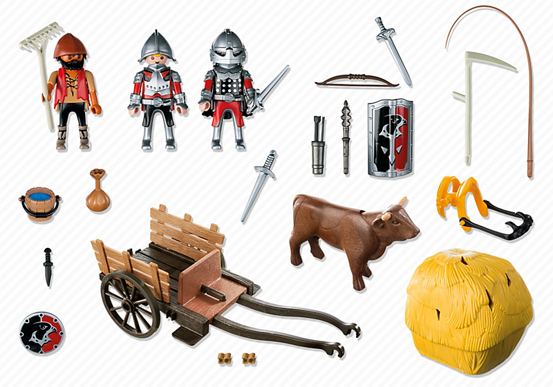 PLAYMOBIL 6005 Zamaskowany powóz rycerzy herbu Sokoła