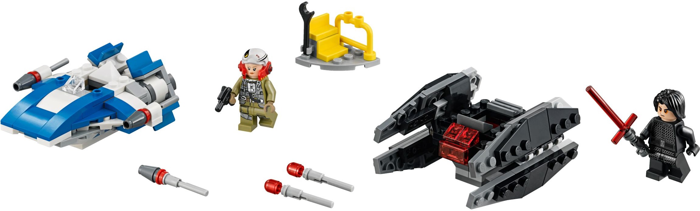 LEGO® 75196 Star Wars A-Wing™ kontra TIE Silencer™