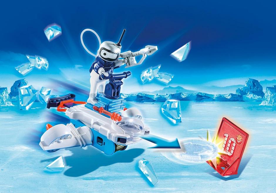 PLAYMOBIL 6833 ICEBOT Z WYRZUTNIĄ DYSKÓW