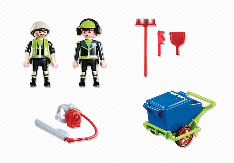 PLAYMOBIL 6113 ZESPÓŁ SPRZĄTAJĄCY MIASTO
