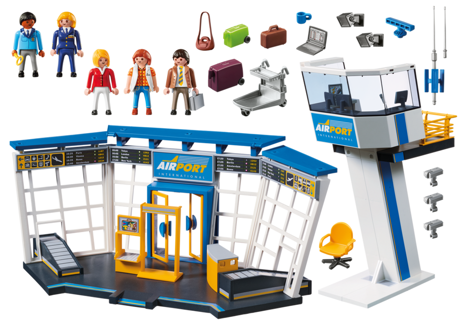 PLAYMOBIL 5338 Lotnisko z wieżą kontrolną