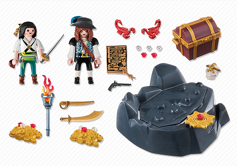 PLAYMOBIL 6683 Piracka kryjówka skarbów