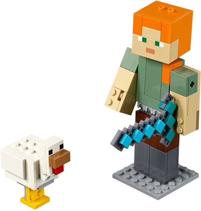 LEGO ® Minecraft 21149 BigFig - Alex z kurczakiem