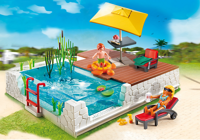 PLAYMOBIL 5575 Taras z basenem