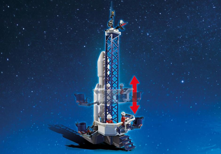 PLAYMOBIL 6195 RAKIETA KOSMICZNA ZE STACJĄ BAZOWĄ