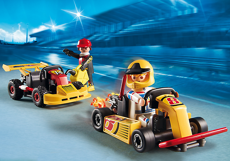 PLAYMOBIL 6869 StarterSet Warsztat gokartowy