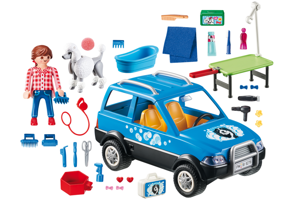 PLAYMOBIL 9278  Mobilny salon dla psów