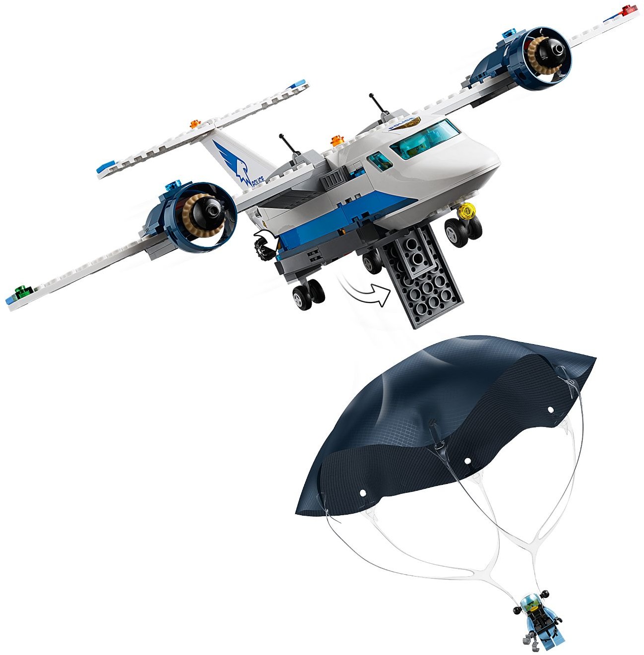 LEGO ® CITY 60210 Baza policji powietrznej