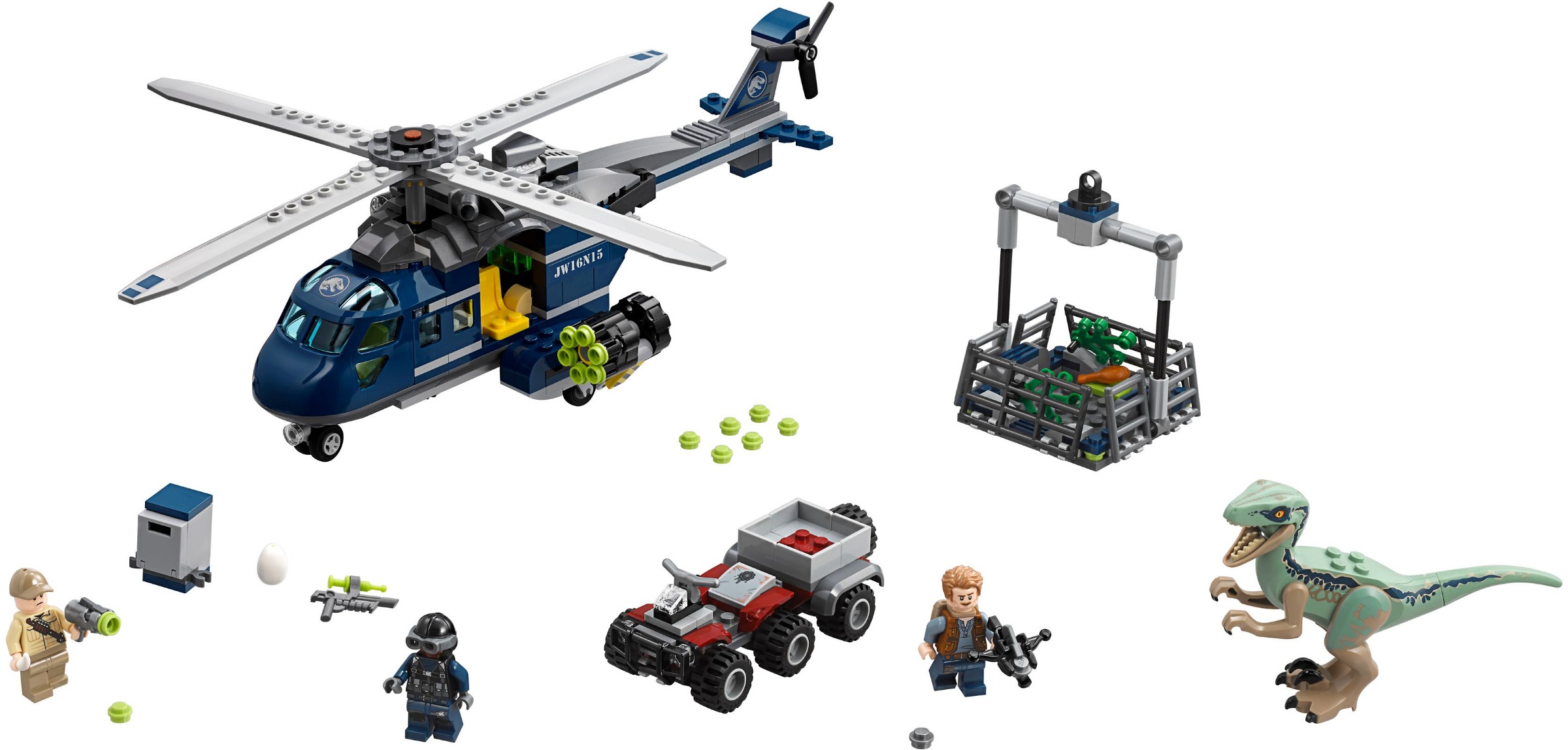 LEGO ® 75928 Jurassic World Pościg z helikopterem