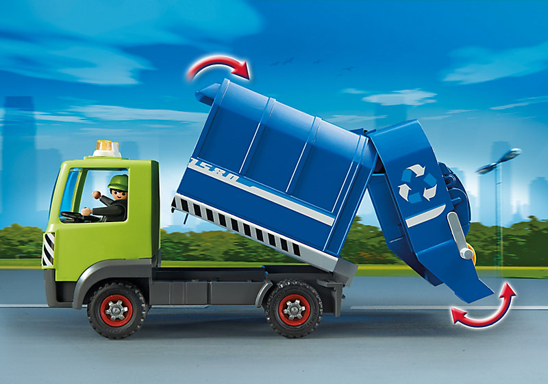 PLAYMOBIL 6110 NOWA ŚMIECIARKA DO RECYKLINGU